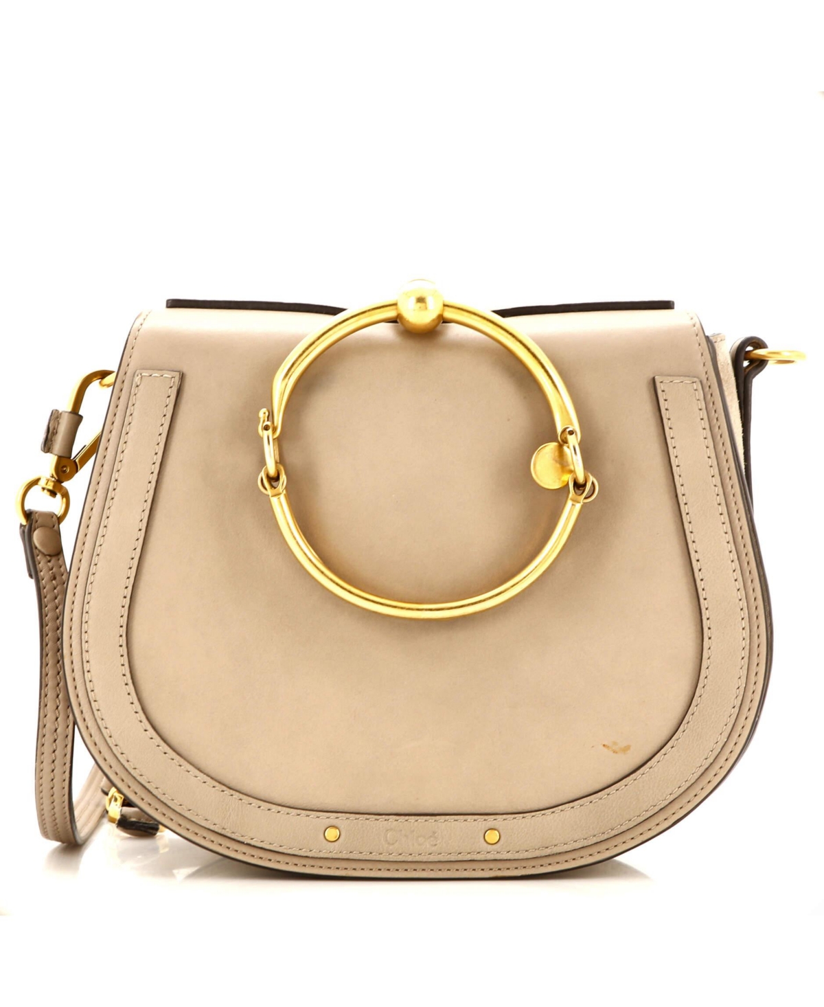 Medium Nile Crossbody Bag Leather - Neutral
