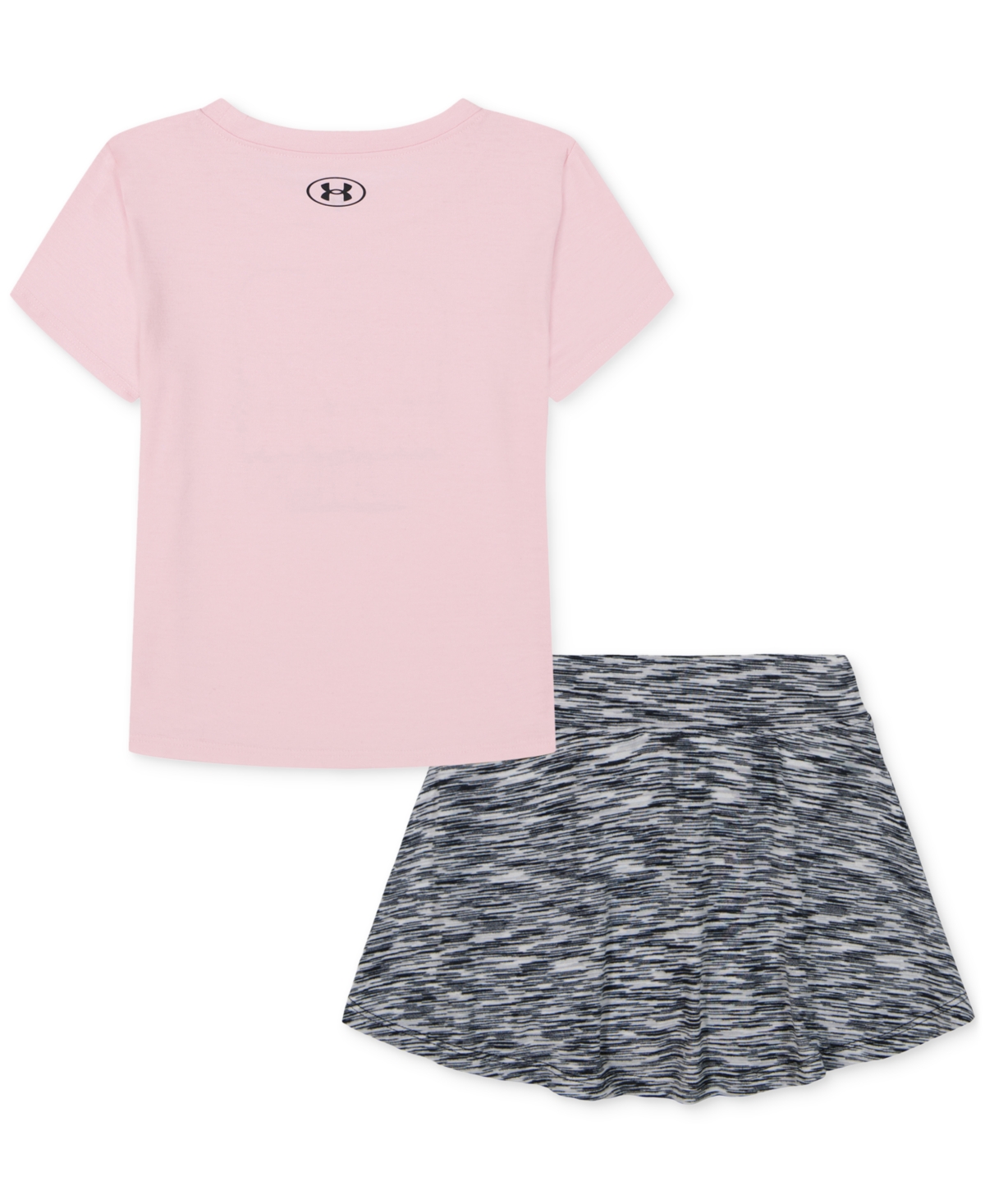Under Armour Toddler And Little Girls Twist Skort Set In Prime Pink