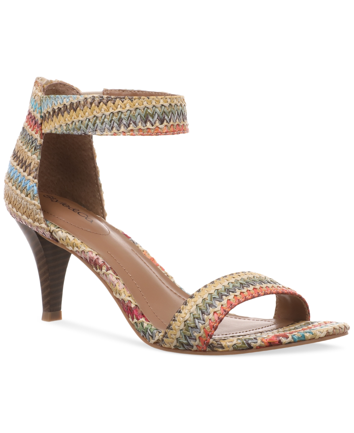 Style & Co Women's Paycee Two-piece Dress Sandals, Created For Macy's