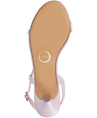 Women's Jemry Asymmetrical Strap Kitten Heel Strap Dress Sandals