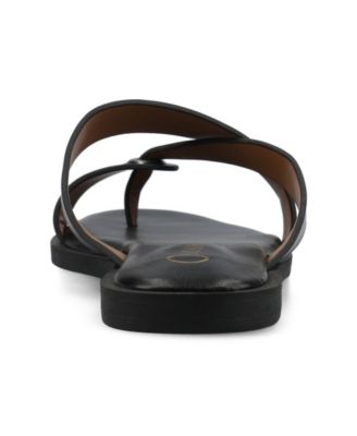 Women's Prizzie Toe Ring Strappy Flat Sandals