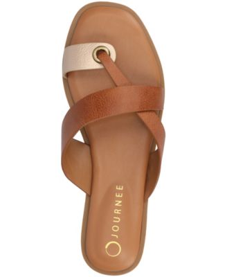 Women's Prizzie Toe Ring Strappy Flat Sandals