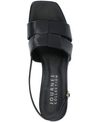 Women's Tabatha Block Heel Slingback Flat Sandals