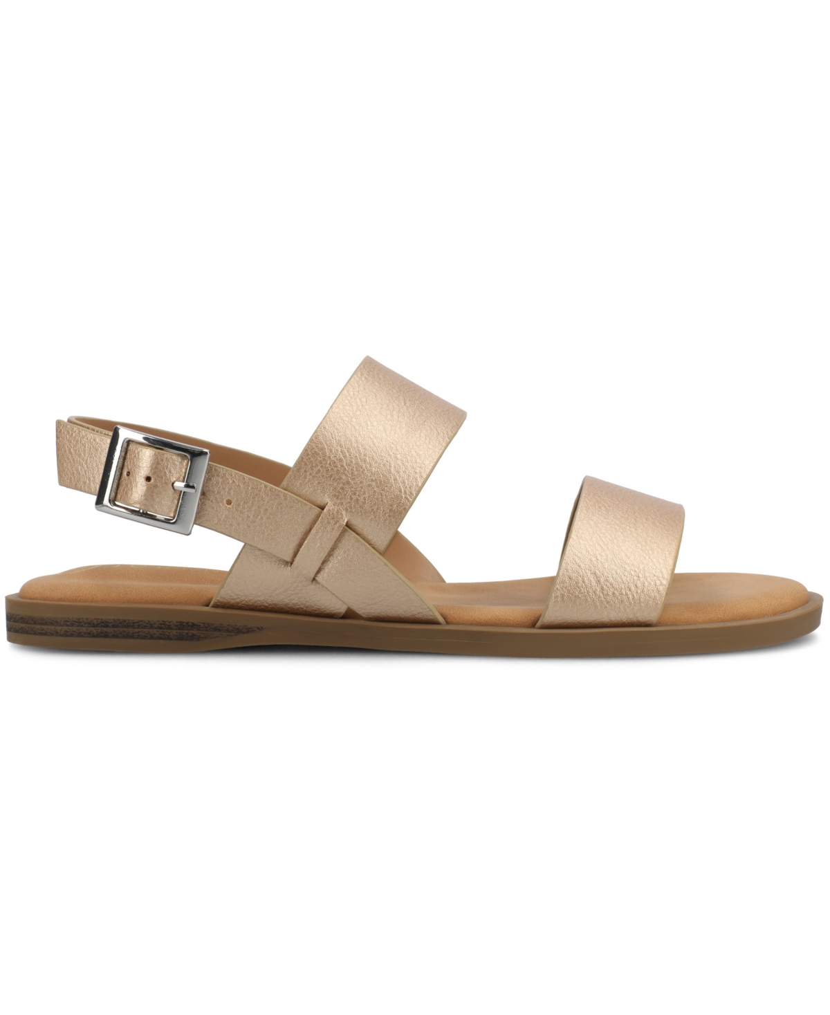 Journee Collection Lavine Slingback Sandal In Champagne