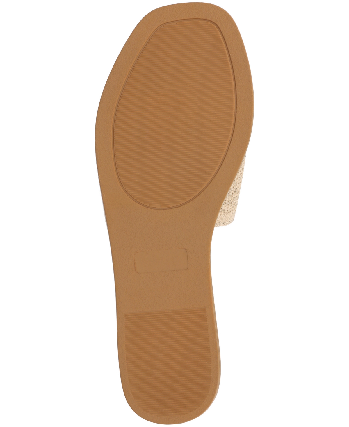 Journee Collection Women's Prisilla Single Band Slide Flat Sandals In Champagne