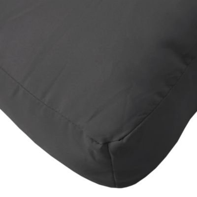 Pallet Cushion Set of 3 Black 100% polyester Standard