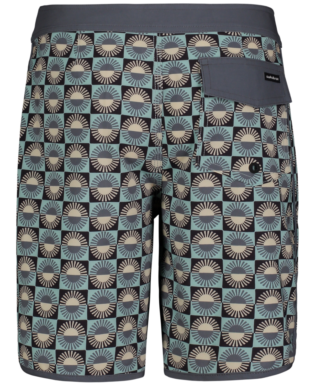 QUIKSILVER BIG BOYS SURFSILK SCALLOP SWIM TRUNKS 