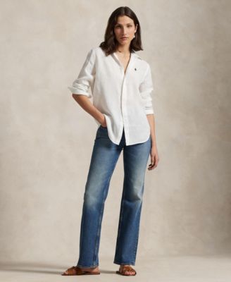 Women's Classic-Fit Linen Shirt