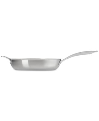 Essential Stainless Steel Shallow Round Frying Pan, 11"
