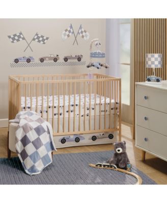 Little Racer Hand Painted Car/Transportation Lamp w/ Shade and Bulb