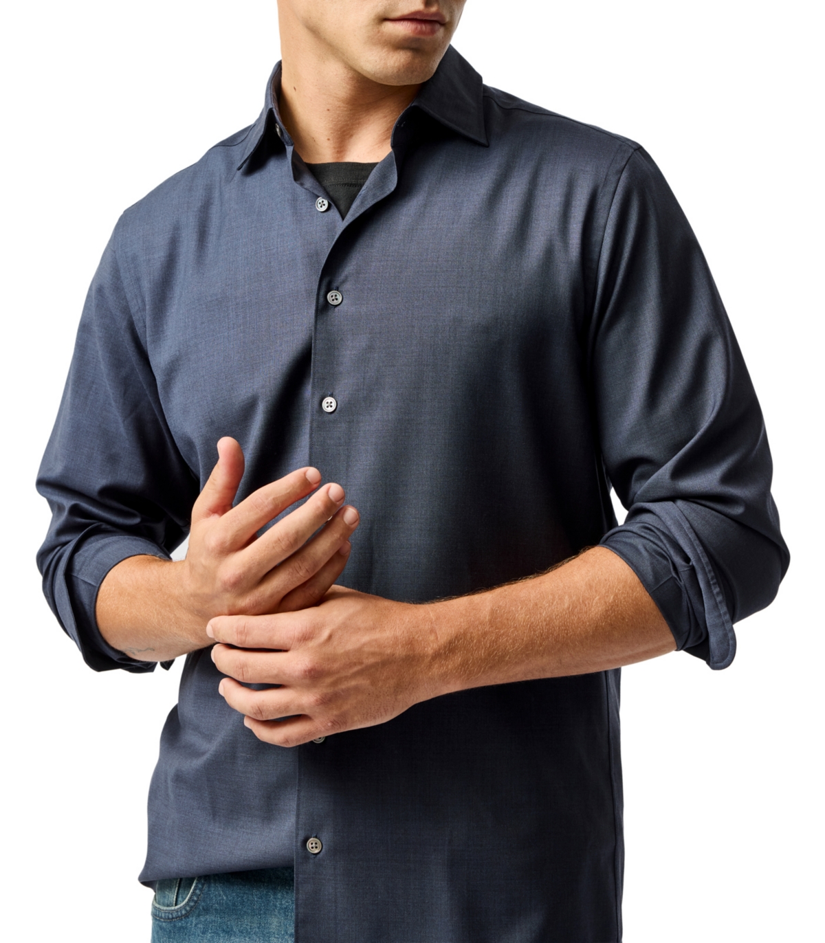Rodd & Gunn Esk Valley Sports Fit Shirt In Blue