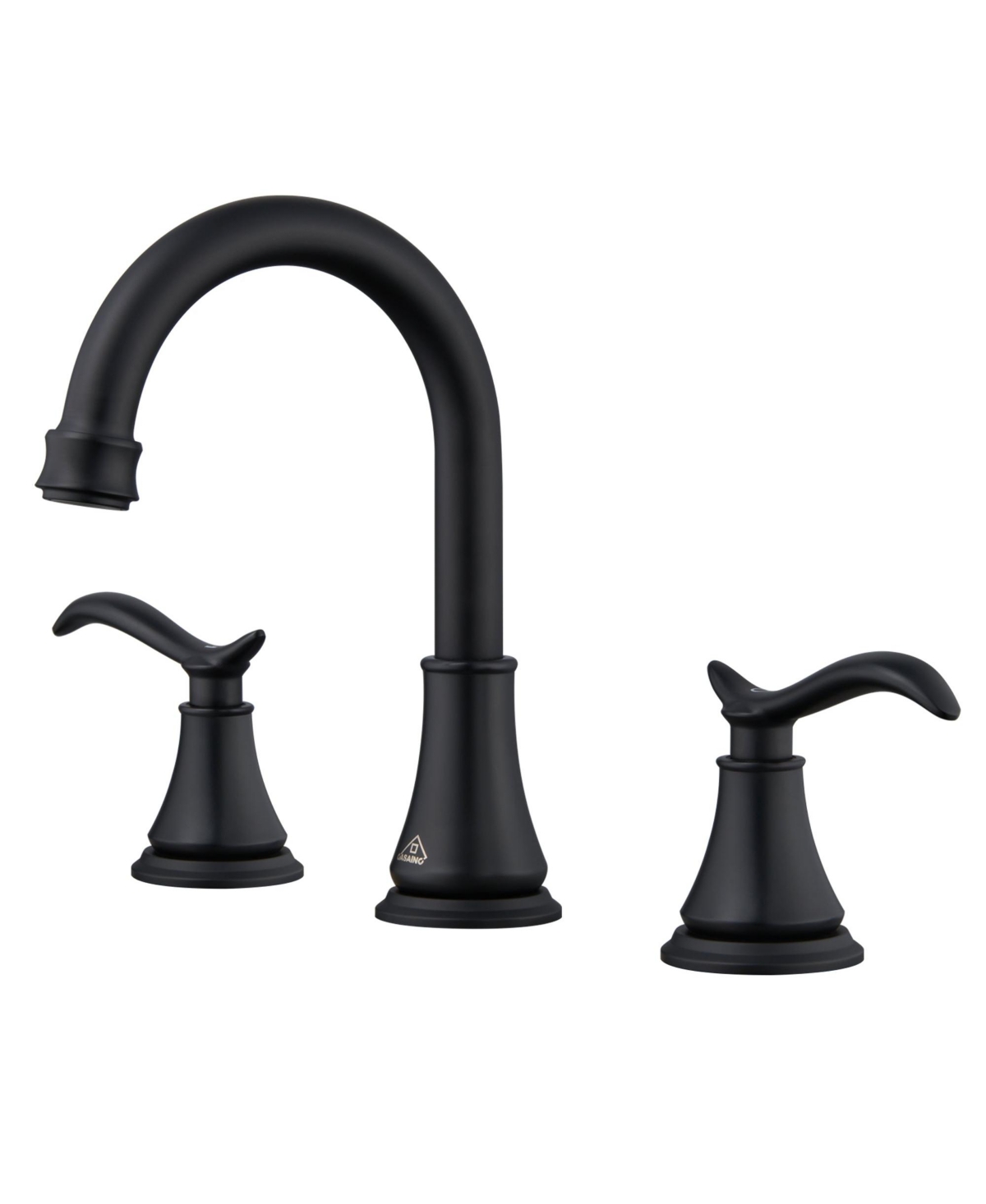 2 Handle Bathroom Faucet 3 Hole Bathroom Sink Faucet with Pop-up Drain Lavatory Faucet with Drain Assembly Bathroom Vanity Sink Faucets, Brushed Gold