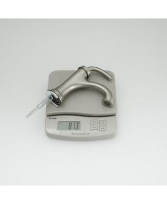 8" Widespread Double Handle Faucet with Metal Drain, Water-Saving Design Bathroom Faucet