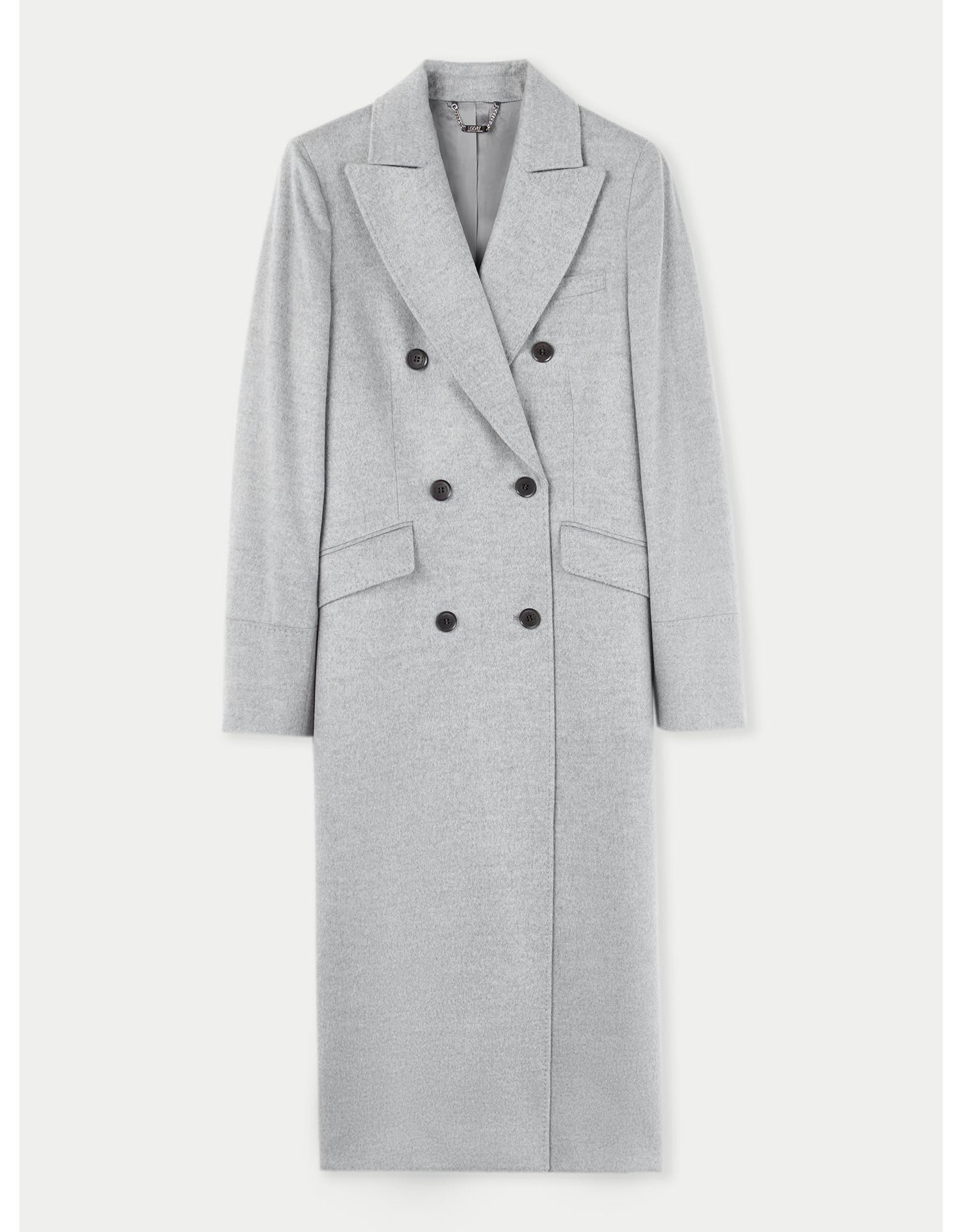 Women's Cashmere Peak Lapel Long Coat