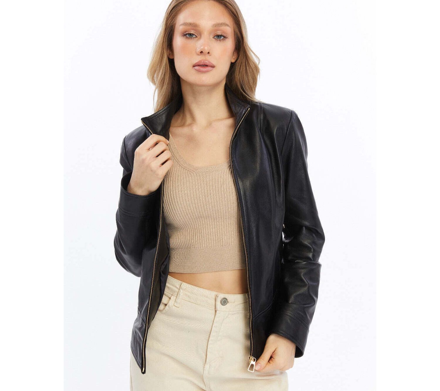 Women's Blythe Leather Jacket