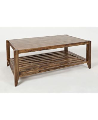 45" Modern Essential Solid Wood Coffee Table, Beacon Street