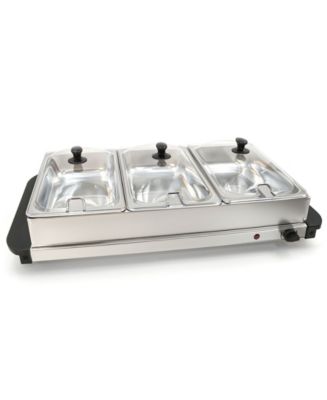 Elite Cuisine 5 Quart Stainless Steel Electric Buffet Server - Macy's