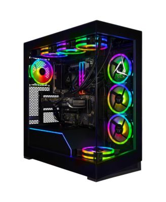 Horus Liquid Cooled Gaming Desktop Computer, AMD Ryzen 9 9950X 4.3GHz, 96GB RAM, 2TB SSD + 8TB HDD, NVIDIA GeForce RTX 5080 16GB, Windows 11 Home,