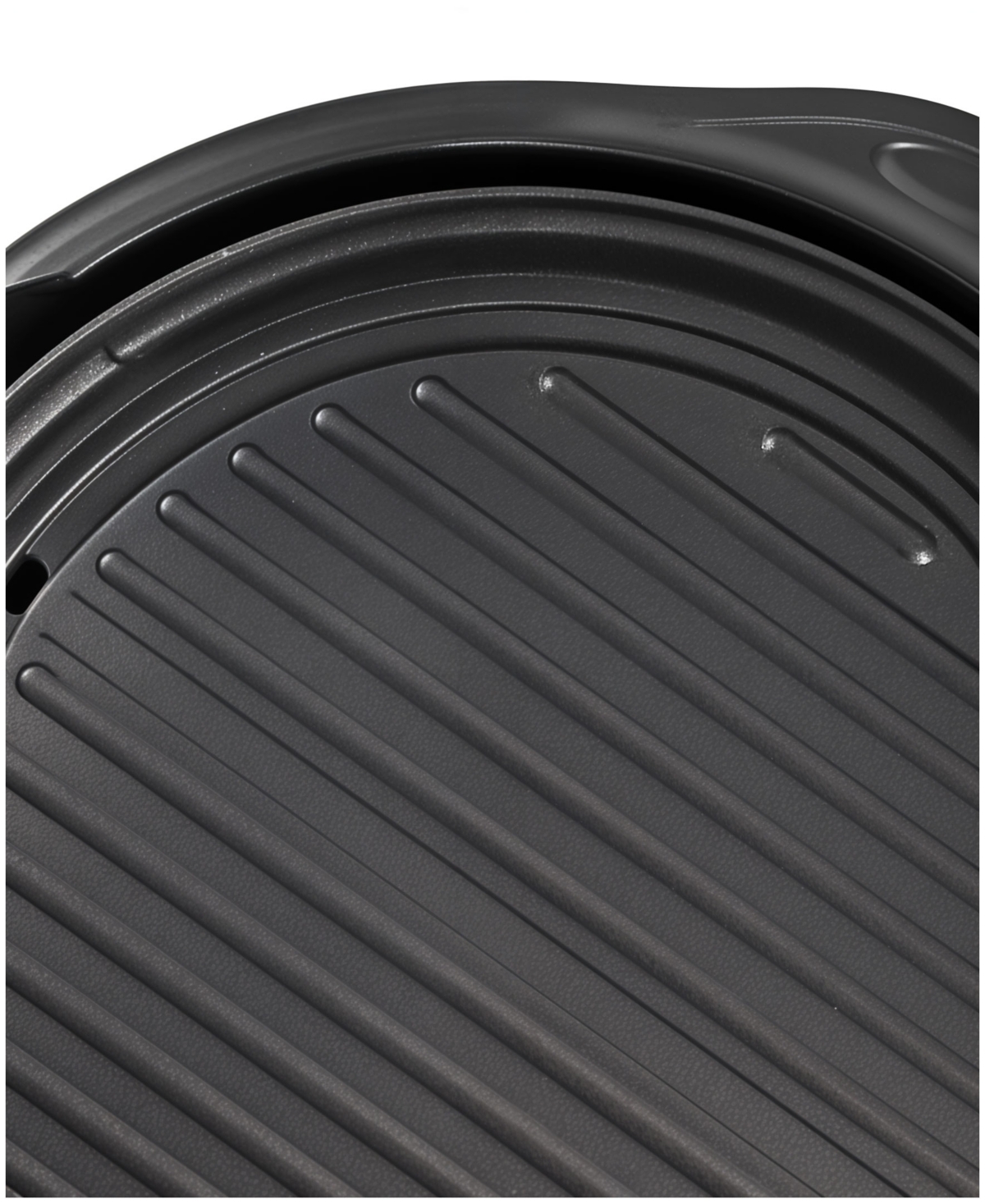 Elite Cuisine 11" Electric Indoor Grill With Tempered Glass Lid In Black
