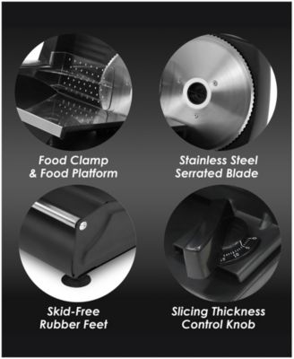 Ultimate Precision Electric Deli Food Meat Slicer