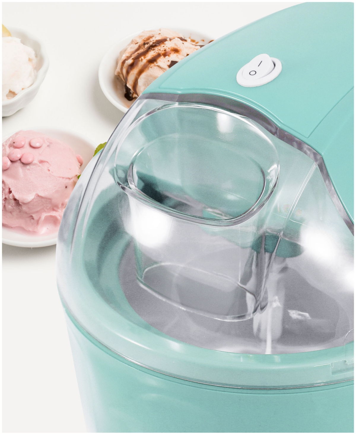 Elite Cuisine 1.5 Quart Electric Ice Cream Maker With Quick Freeze Bowl In Mint