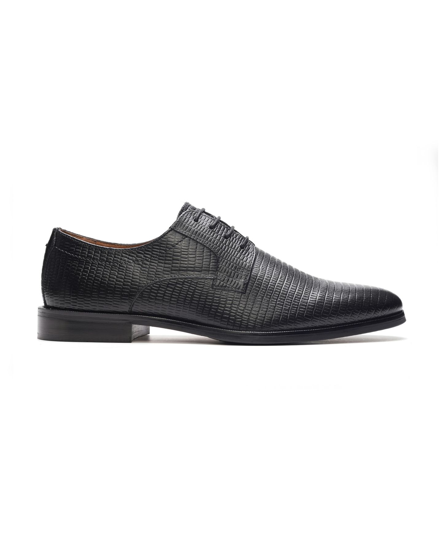 Обувь Carlos by Carlos Santana Men's Miles Derby Dress Shoe, цвет: Чёрный кожаный — фото 2
