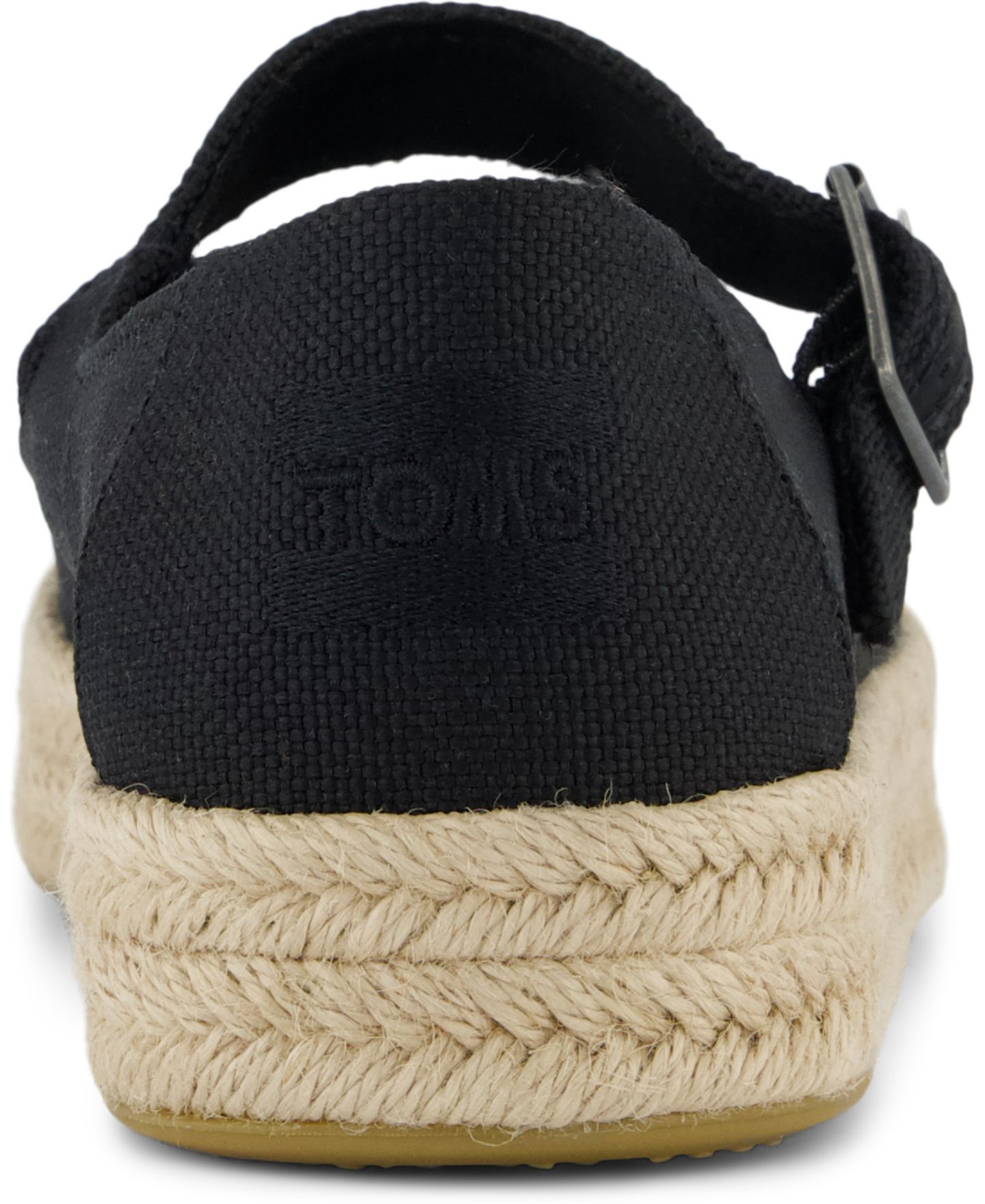 Женские эспадрильи Toms Carolina в стиле Мэри Джейн, цвет: Чёрный холщовый — фото 3