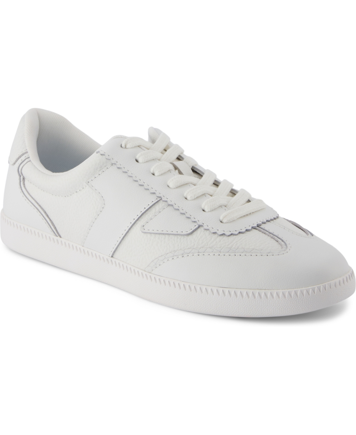 Shop Toms Women's Collins Lace-up Sneakers In White Leather,snake Embossed