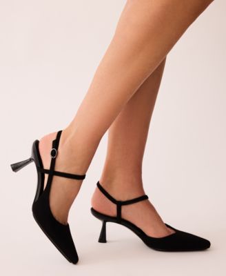Women's Cosmo Pointed Toe Slingback Pumps