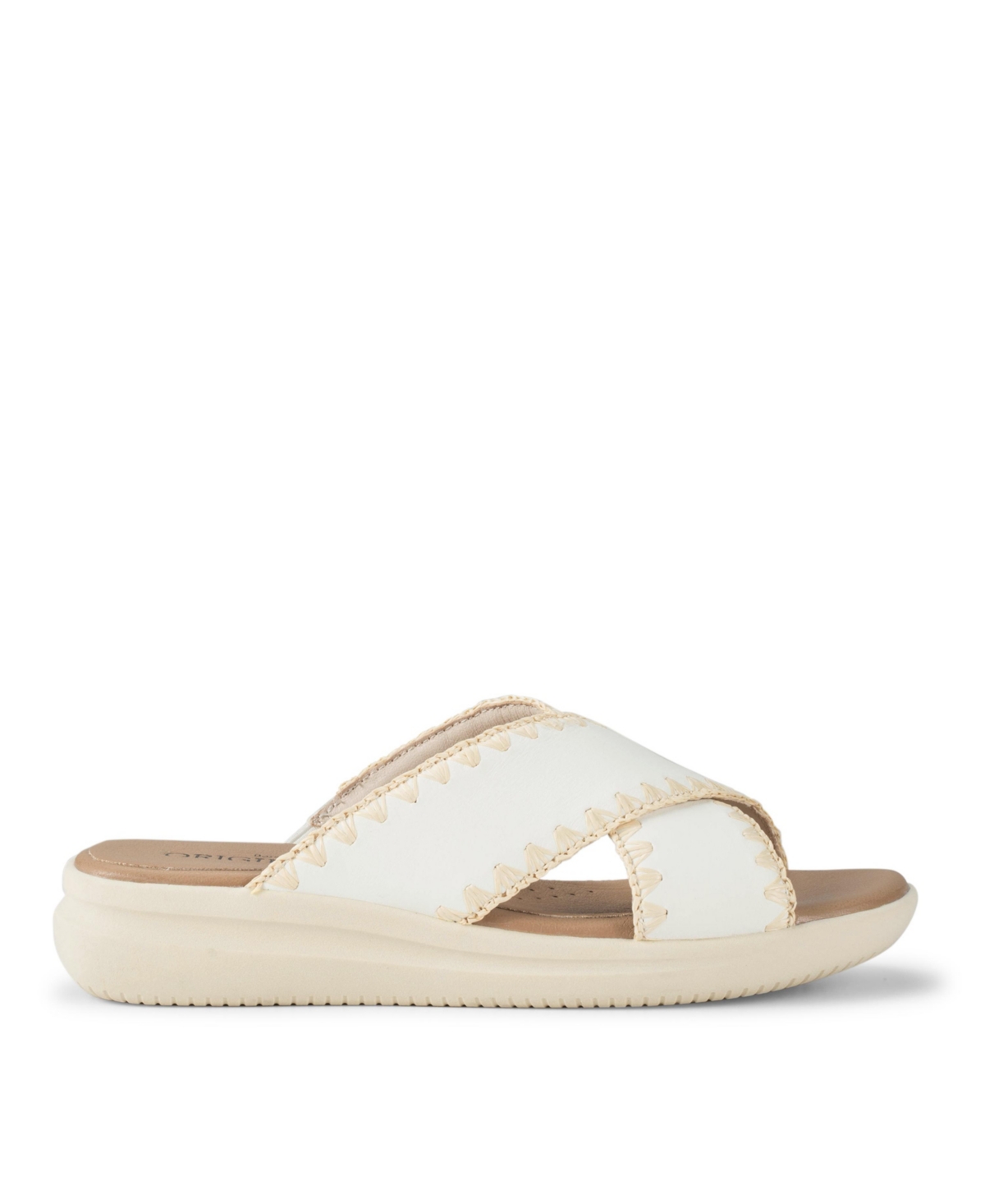 Baretraps Women's Origins Dolinda Slide Slip-on Sandals In Off White Leather