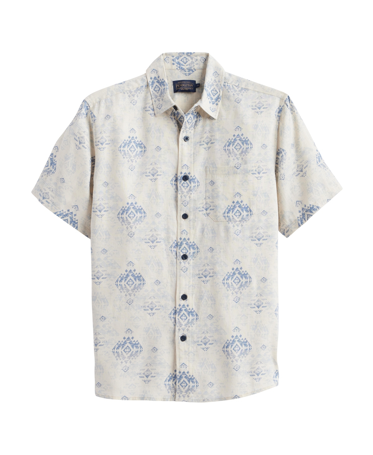 Pendleton Men's Short Sleeve Linen Dawson Shirt