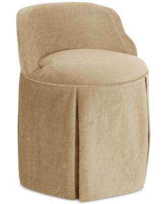 Skyline - Jasmine Skirted Vanity Chair,