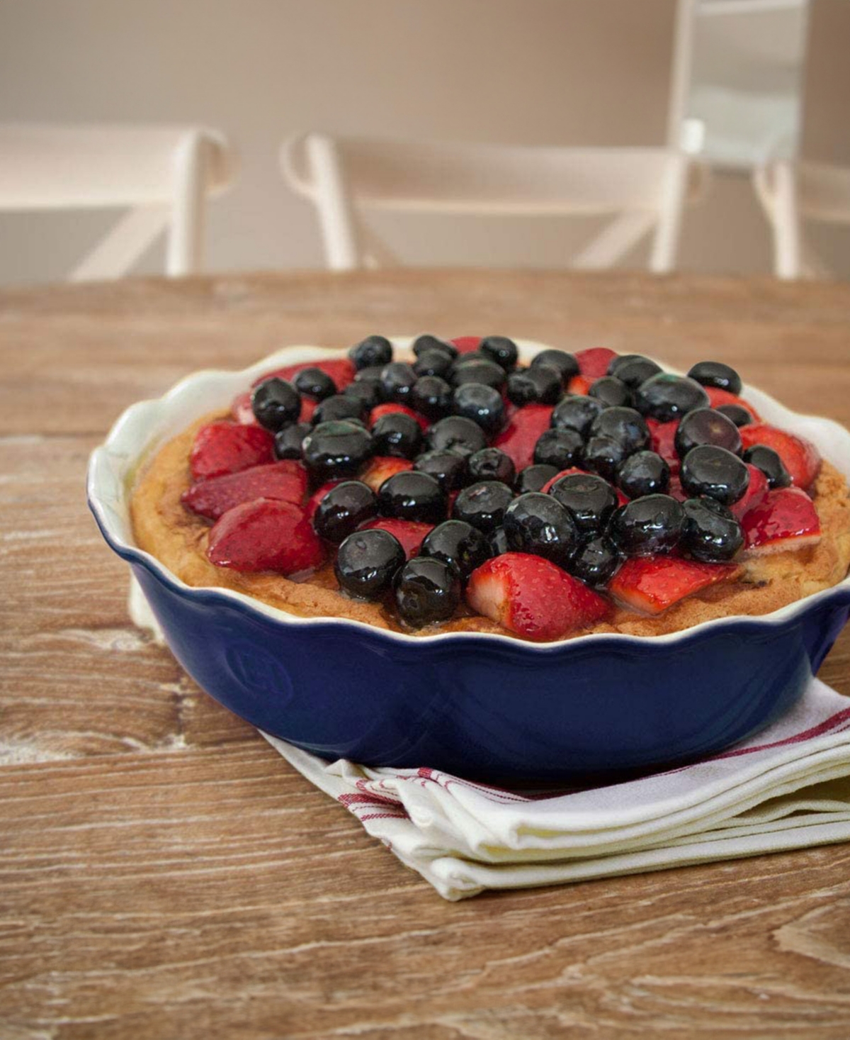 Emile Henry Ceramic 9" Pie Dish In Twilight