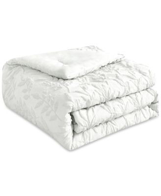 Jacquard Puckered Botanical 3-Pc. Comforter Set, Twin