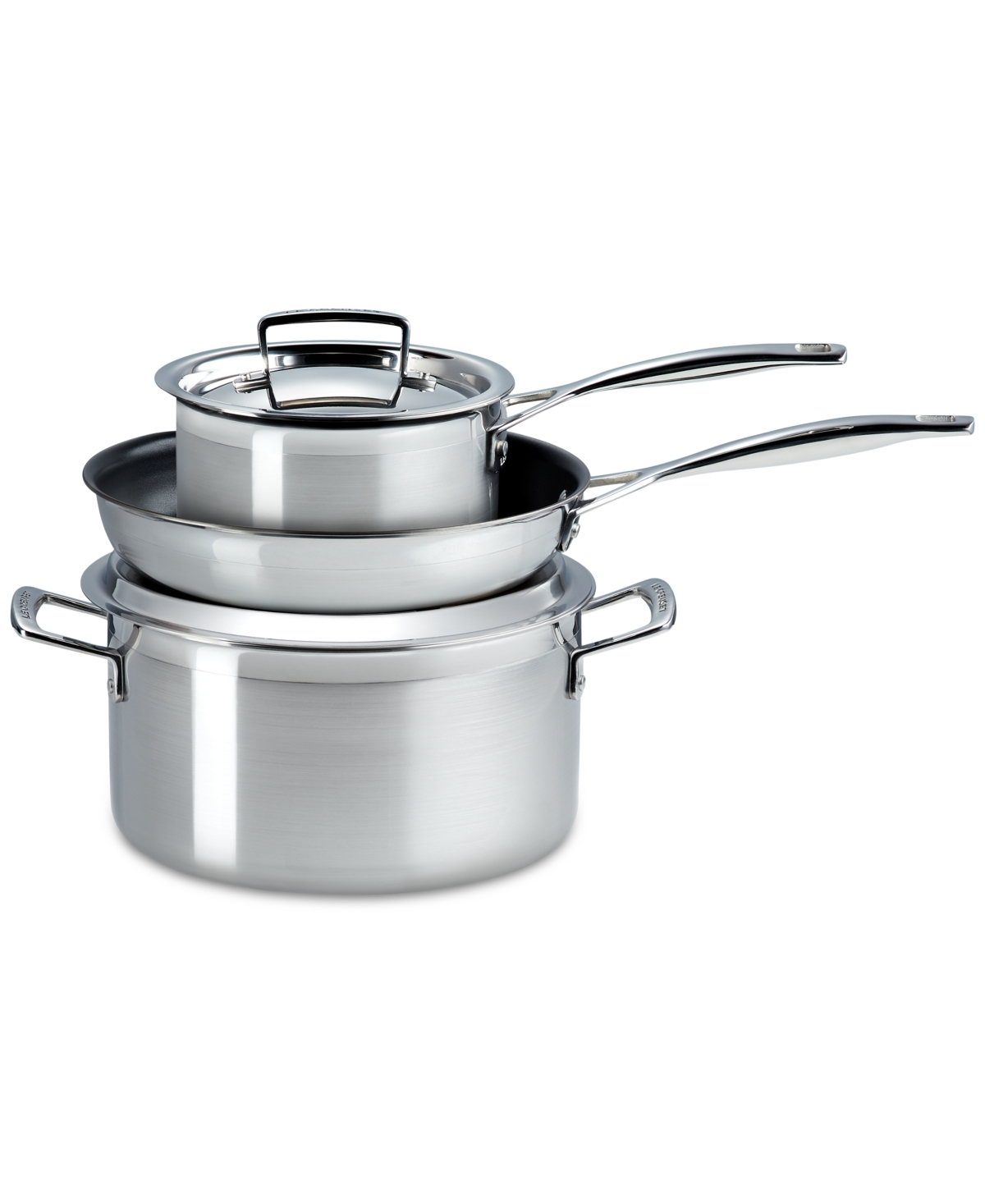 Le Creuset Classic Stainless Steel 5-pc. Cookware Set In Stainless Steel