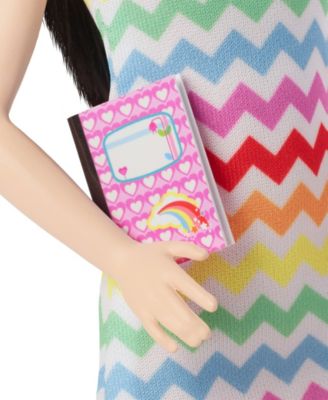 Teacher Doll with Blonde Fashion Doll, 1 Toddler Doll, & Teaching Accessories