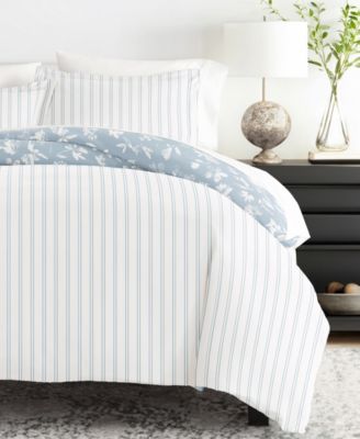 Utra Soft Reversible 3-Pc. Duvet Cover Set, Full/Queen