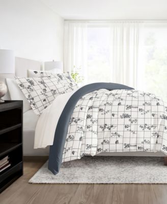 Utra Soft Reversible 3-Pc. Duvet Cover Set, King/California King