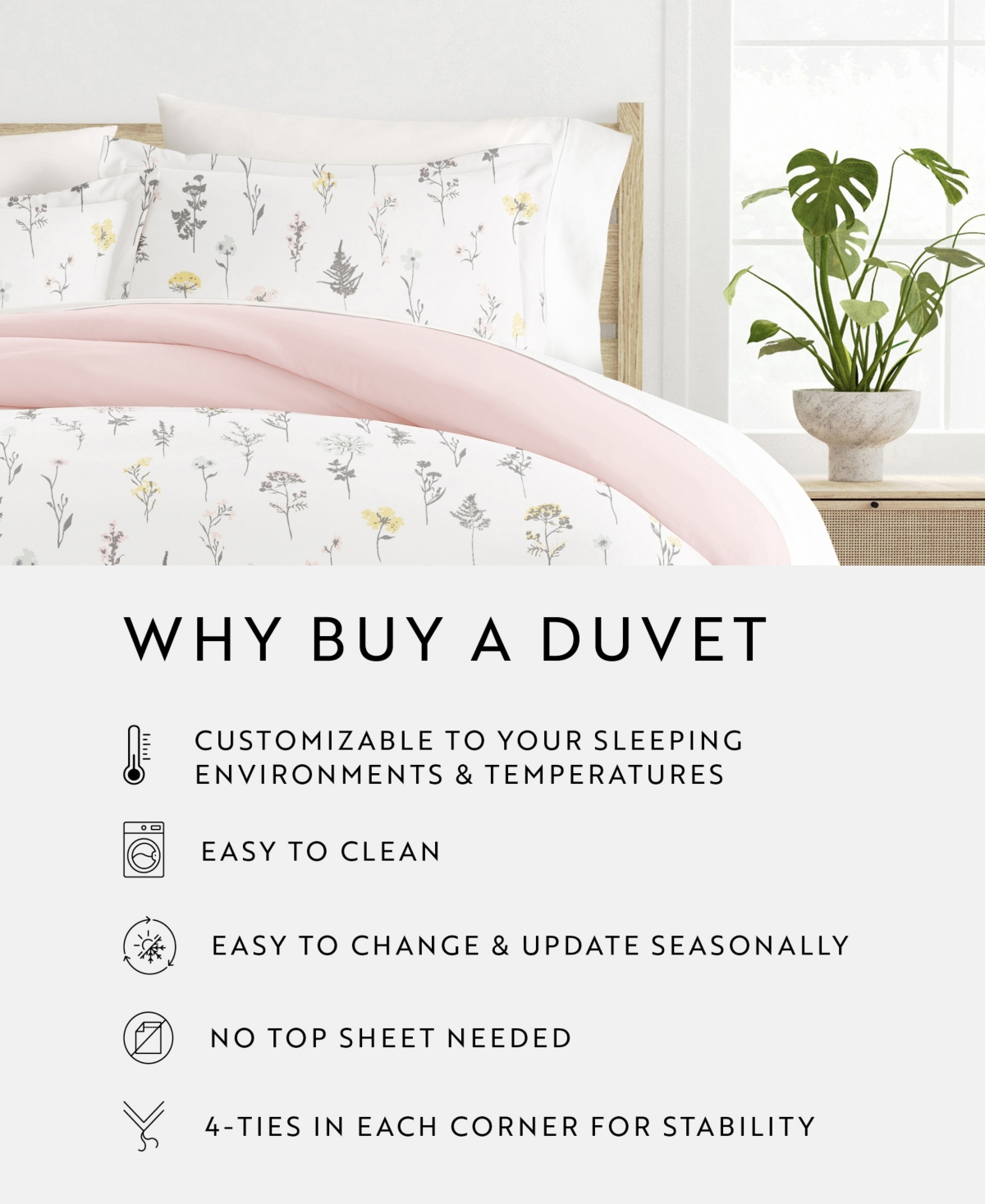 Ienjoy Home Utra Soft Reversible 3-pc. Duvet Cover Set, Full/queen In Multi