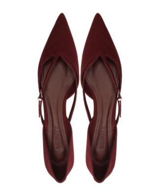 Women's Rue Buckle Pointed Toe Flats