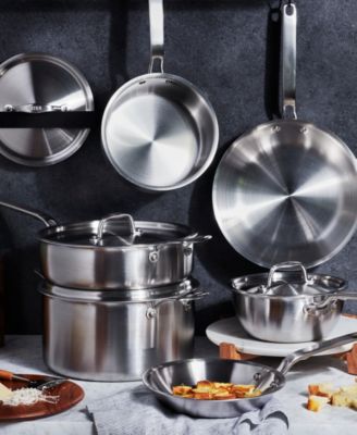 X Eater 5-Ply Stainless Steel 10-Piece Cookware Set
