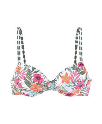 Women's Pattern Underwire Bikini Swimsuit Top Bra Sizing
