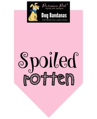 Parisian Pet Spoiled Rotten Dog Bandana