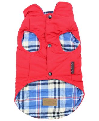 Plaid Reversible Red Dog Jacket