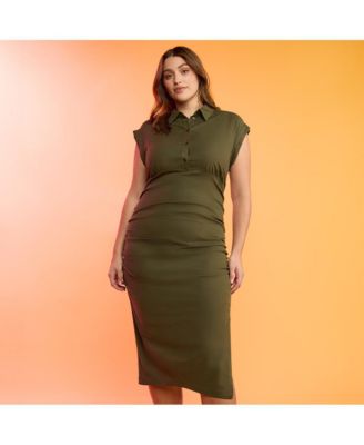 Plus Size Desert Whisperer Shirt Dress