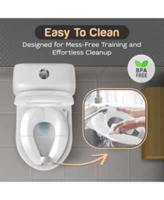 | Folding Travel Toilet Seat Trainer (White)