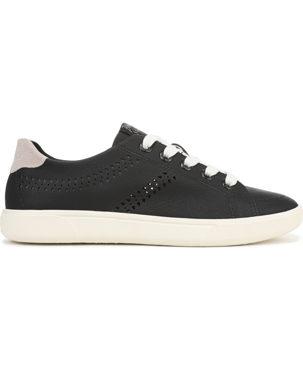 Shop Blowfish Malibu Women's Tanner Low Profile Lace Up Sneakers In Black Faux Leather
