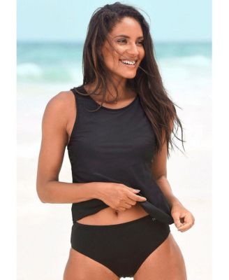 Women's Full Coverage Mid Rise Bikini Swimsuit Bottom