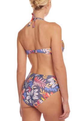 Women's Tropical Mid Rise Bikini Swimsuit Bottom