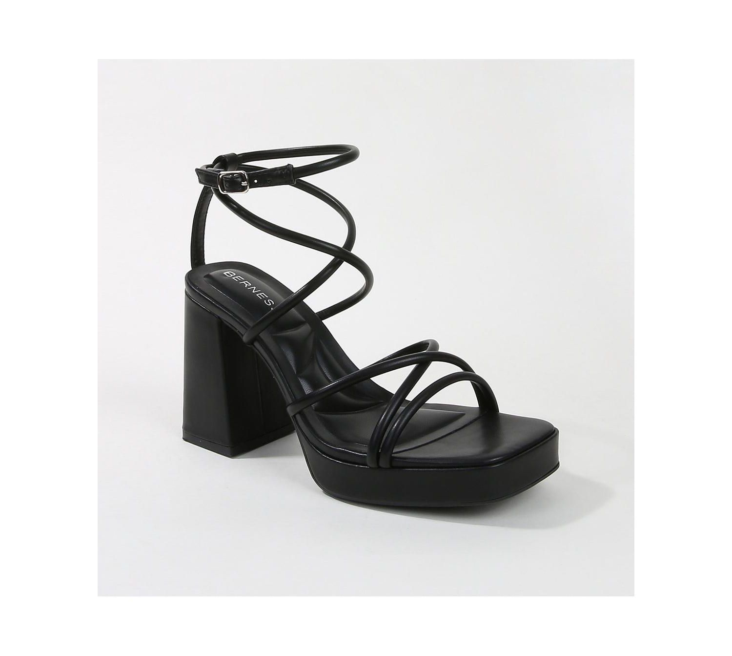 Aggie Strappy Platform Heels